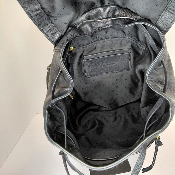 Cole Haan Jade Backpack Black Pebbled Leather - Picture 2 of 14